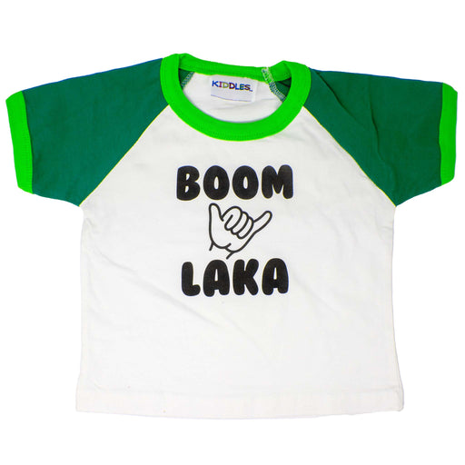 Keiki "Boom Shaka Laka" Color Block Tee - Toddler Shirt - Leilanis Attic