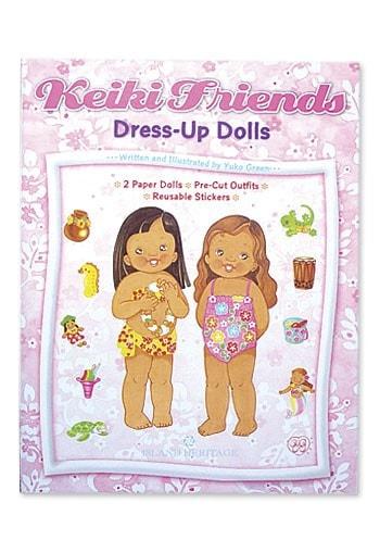 Keiki Friends Paper Dress Up Doll Activity Book - Book - Leilanis Attic