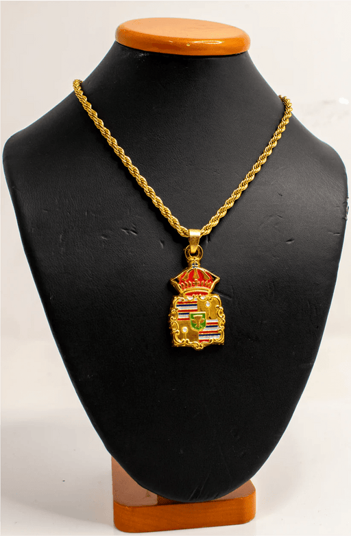 Kua Hawai'i Crest 24 Karat Plated Gold Chain Necklace - Necklace - Leilanis Attic