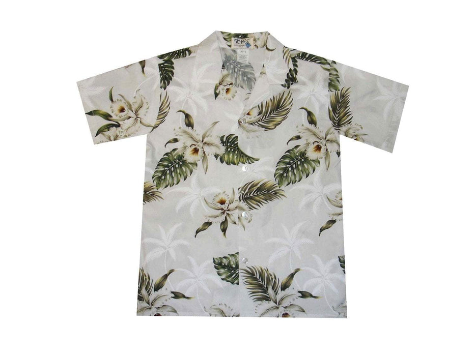 Ky's Boys Hawaiian Shirt, Classic Orchid - Aloha Shirt - Boys - Leilanis Attic