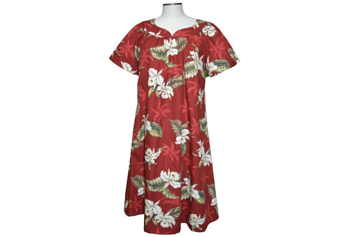 KY’s Womens Midi Muu Muu, Classic Orchid - Aloha Dress - Leilanis Attic