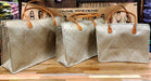 Lauhala Hand Bags with Leather Handle - Leilanis Attic