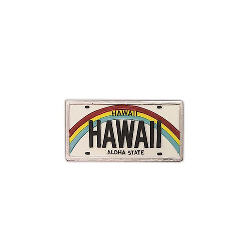 License Plate - Hawaii Handpainted Polyresin Magnet - Magnet - Leilanis Attic