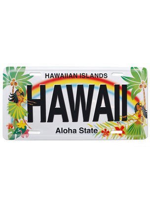 License Plate “Island Hula Honeys” - Leilanis Attic