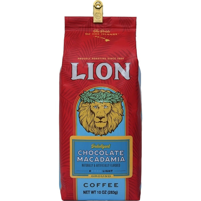 Lion Chocolate Macadamia Coffee 10oz - Food - Leilanis Attic