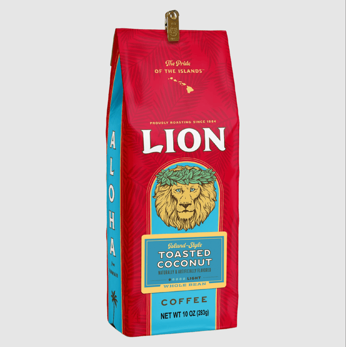 Lion Toasted Coconut Coffee 10oz - Food - Leilanis Attic