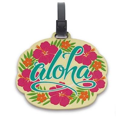Luggage Tag, “Aloha Floral” - Accessories - Leilanis Attic