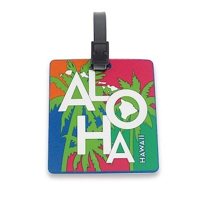 Luggage Tag, “Tropical Aloha” - Accessories - Leilanis Attic