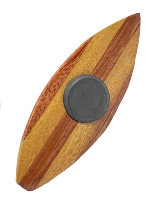 Wooden Surfboard w/ Hibiscus Magnet DK Hawaiian Collection