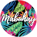 Mabuhay Floral Circle Sticker - sticker - Leilanis Attic