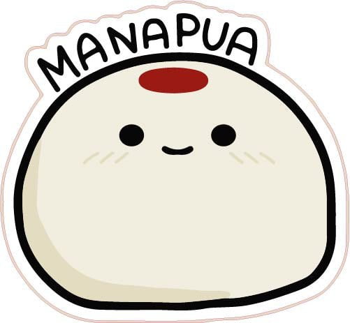 Manapua Sticker - sticker - Leilanis Attic