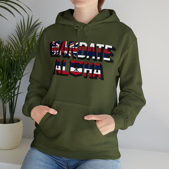 Mandate Aloha Flag Hoodie - Unisex - Hoodie - Leilanis Attic