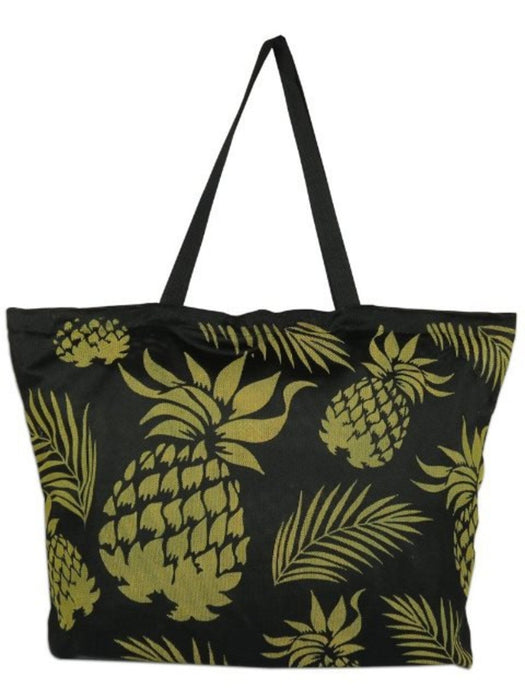 Maui Pineapples Golden Yellow Mesh Beach Bag - Bag - Leilanis Attic