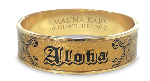 Mauna Kai Hawaiian Aloha Bangle - Jewelry - Leilanis Attic