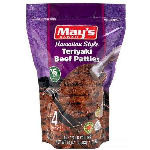 May's Teriyaki Beef Patties, 4lbs - Food - Leilanis Attic