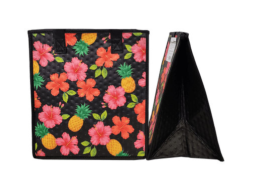 Medium Insulated Cooler Bag, On Vacation Black - Insulated Bag - Leilanis Attic