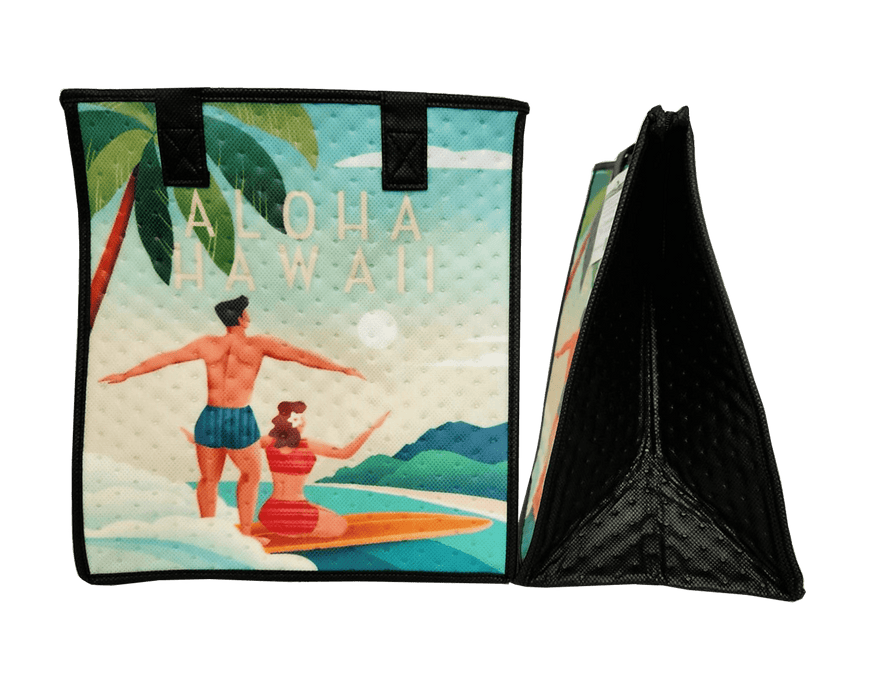 Medium Insulated Cooler Bag, Reminisce Aqua - Insulated Bag - Leilanis Attic