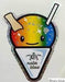 Nalu Blue “Holographic Shave Ice” Decal - sticker - Leilanis Attic