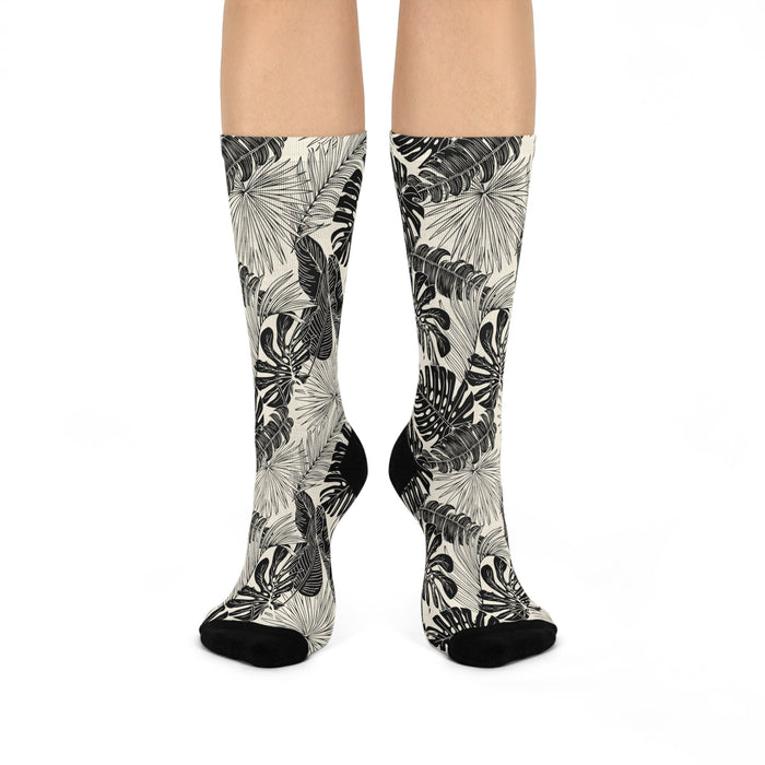 Natural Floral Socks - Unisex - All Over Prints - Leilanis Attic