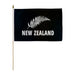 New Zealand Silver Fern 12x18in Stick Flag - Flag - Leilanis Attic