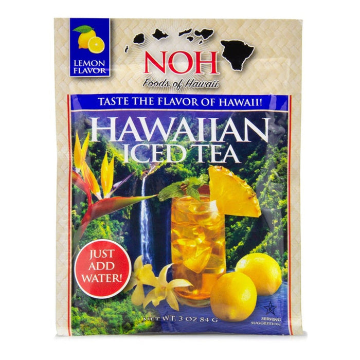 NOH Hawaiian Iced Tea Lemon Flavor Powder Mix 3oz - Food - Leilanis Attic