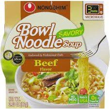 Nongshim Bowl Noodle Savory Beef Flavor - Food - Leilanis Attic