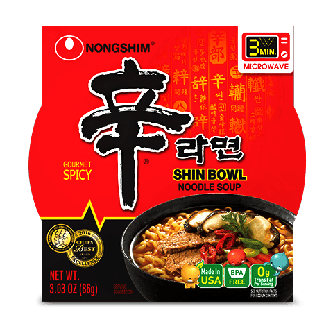 Nongshim Bowl Shin Flavor 3.3oz - Food - Leilanis Attic