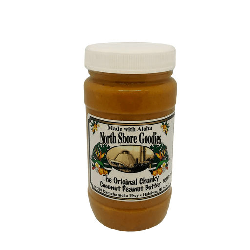 North Shore Goodies Coconut Peanut Butter (Chunky), 8oz - Food - Leilanis Attic