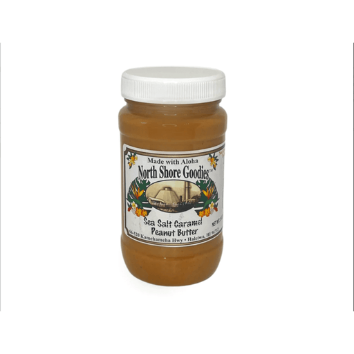 North Shore Goodies Sea Salt Caramel Peanut Butter, 8oz - Food - Leilanis Attic