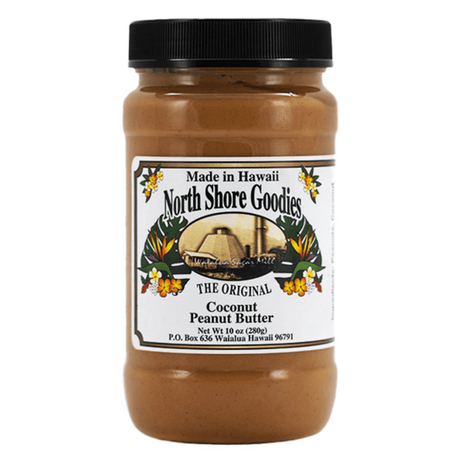 North Shore Goodies The Original Coconut Peanut Butter (Creamy), 8oz - Food - Leilanis Attic