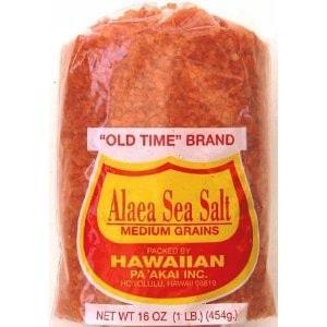 Old Time Red Alaea Sea Salt, 1 Lb (Medium Grain) - Food - Leilanis Attic