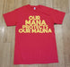 “Our Mana Protects Our Mauna” - Mens Red T-Shirt - T-Shirt - Mens - Leilanis Attic