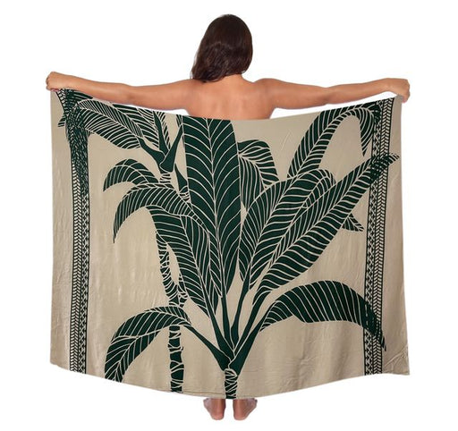 Ti Leaf with Border Pareo Casual Movements Inc.