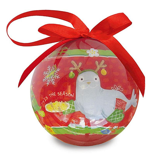 Paper Ball Ornament - Festive Friends (Glossy) - Holiday Ornaments - Leilanis Attic