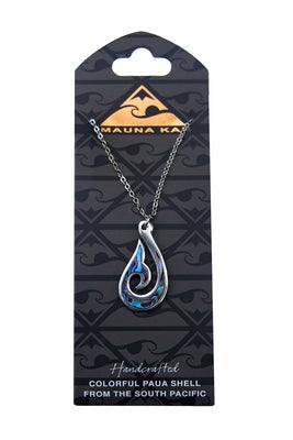 Paua Shell Hook pendant chain - Jewelry - Leilanis Attic
