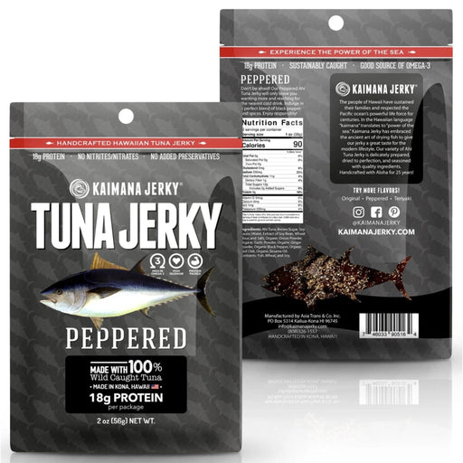 Peppered Ahi Tuna Jerky 2oz - Food - Leilanis Attic