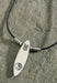 Pewter Ying Yang Surfboard Rubber Cord Necklace - Jewelry - Leilanis Attic