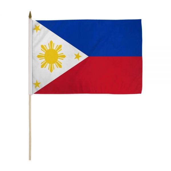 Philippines 12x18in Stick Flag - Flag - Leilanis Attic