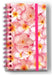 "Pink Plumerias" Small Notebook with Elastic Band Notebook - Stationery - Leilanis Attic
