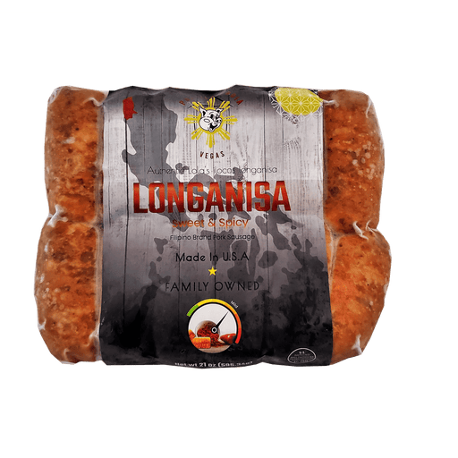PNJ Ilocandia Authentic Lola's Iloco's Longanisa - Sweet & Spicy 21oz - Food - Leilanis Attic