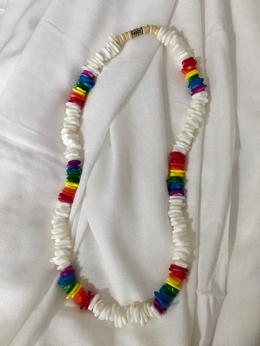 Puka Shell Necklace with Rainbow Shells - Jewelry - Leilanis Attic