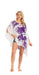 Palm Leaves and Flowers Beach Coverup DK Hawaiian Collection