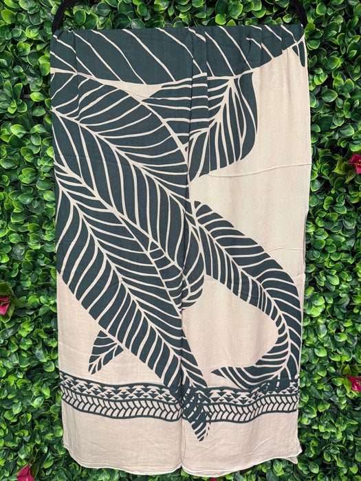 Ti Leaf with Border Pareo Casual Movements Inc.