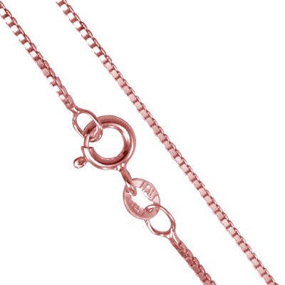 Rose Box Chain Necklace, Sterling Silver - Jewelry - Leilanis Attic