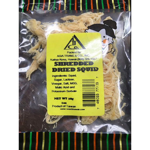 Shredded Dried Squid 1oz - Food - Leilanis Attic