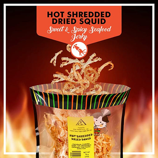 Shredded Dried Squid Hot 1oz - Food - Leilanis Attic