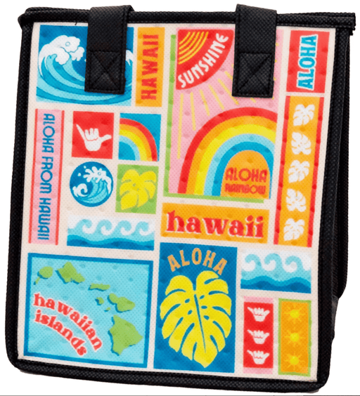 Small Insulated Cooler Bag, Stickerbook Cream Pet - Insulated Bag - Leilanis Attic