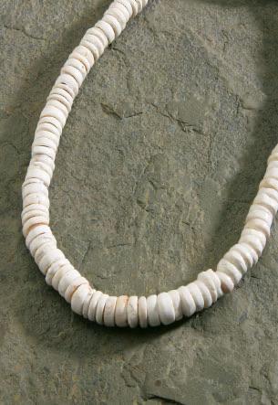 Smooth Puka Shell Necklace Large - White - Accessories - Leilanis Attic