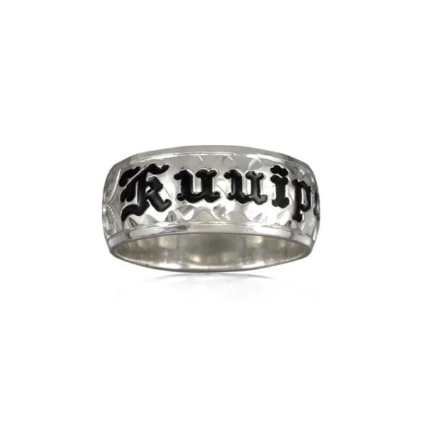 Sterling Silver Custom Hawaiian Ring with Plumeria - Ring - Leilanis Attic