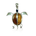 Sterling Silver Hawaiian Koa Wood Sea Turtle Pendant - Jewelry - Leilanis Attic